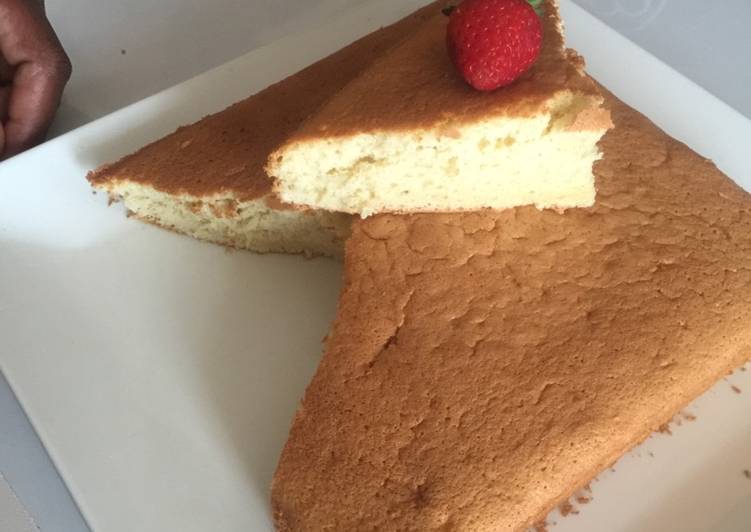 Steps to Prepare Super Quick Homemade Japanese sponge cake