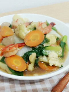 Foto resep Capcay Udang Goreng