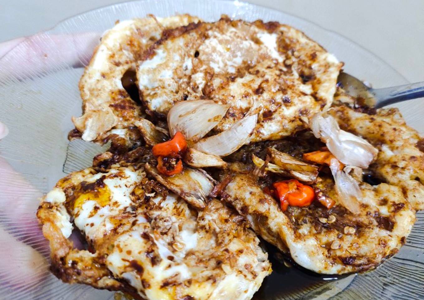 Telur kecap khas Singkawang enak mudah