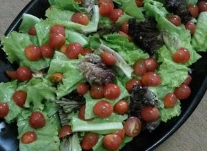 Foto resep Salad Sayur dressing Olive Oil + Lemon