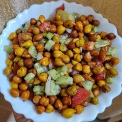 A picture of Brown Chickpea Salad.