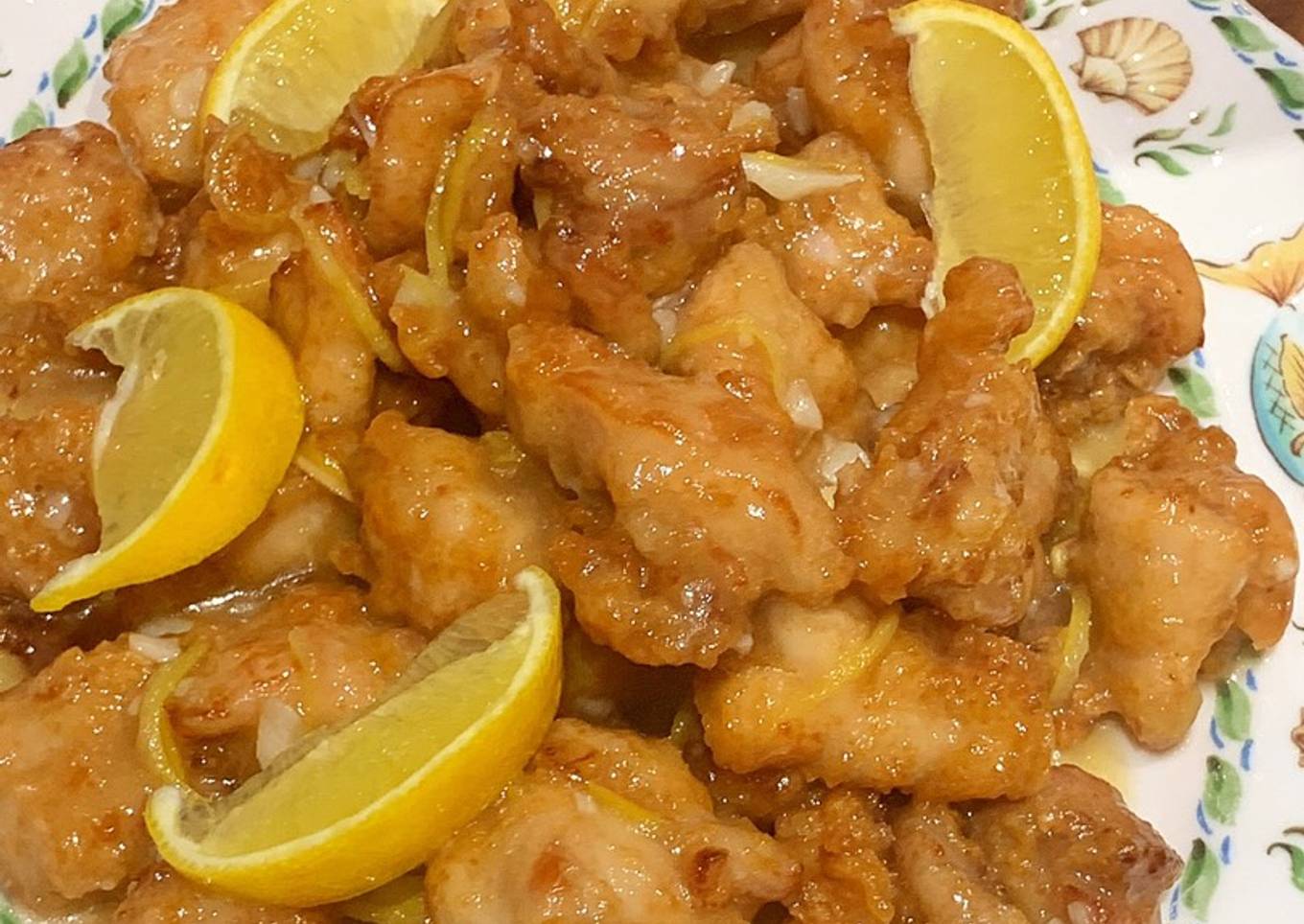 Chinese lemon chicken