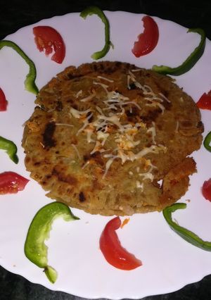 A picture of Tortilla with Indian twist.