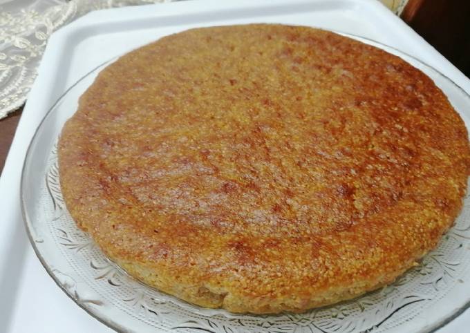 Recette Savoureux Khobz tounes (gâteau aux amandes)
