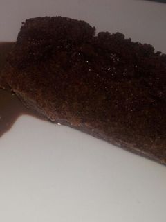 Una foto de Torta mojada de chocolate sin huevo