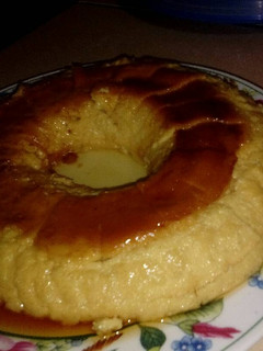 Una foto de Flan esponjoso