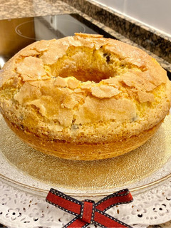 Una foto de Pastel de naranja con chocolate y Cointreau