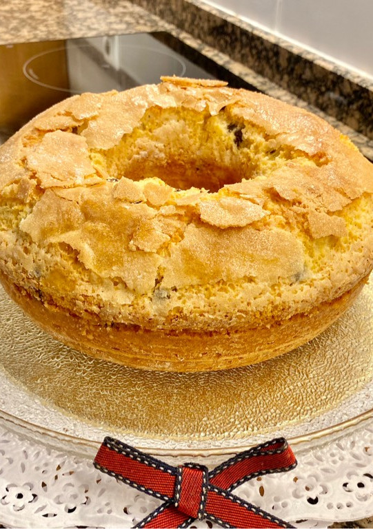 Una foto de Pastel de naranja con chocolate y Cointreau