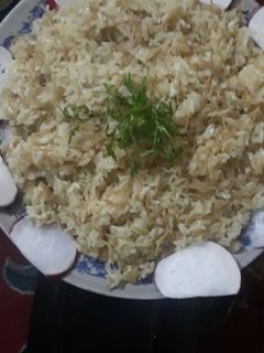 صورة لوصفة رز بشعيرية