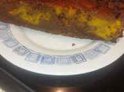 Una foto de brownies de calabaza