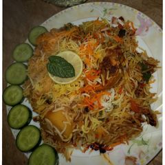 A picture of Sindhi Biryani.