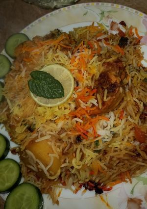 A picture of Sindhi Biryani.