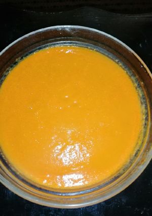 A picture of Pumpkin Soup.