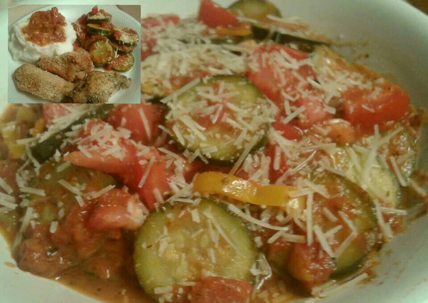 Zucchini & Tomato Saute