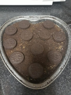 Una foto de Tarta de oreo con chocolate blanco
