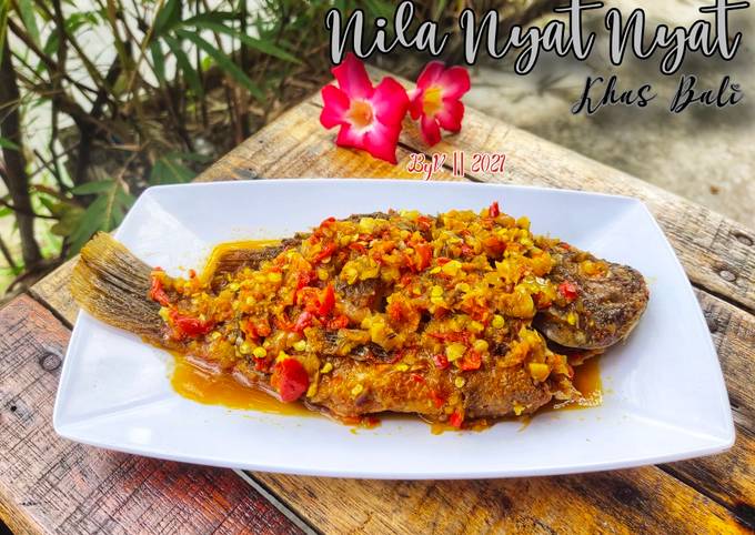 Langkah Mudah untuk Menyiapkan Nila Nyat Nyat khas Bali #Week40 Anti Gagal