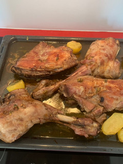 Una foto de Paletas de cordero al horno con patatas