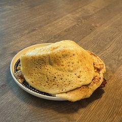 Fluffy American pancake A picture of Fluffy American pancake.
