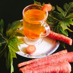 A picture of Gajar ki kanji (carrot 🥕 drink/ kanji).