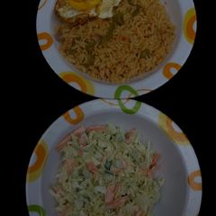 A picture of Jollof rice.