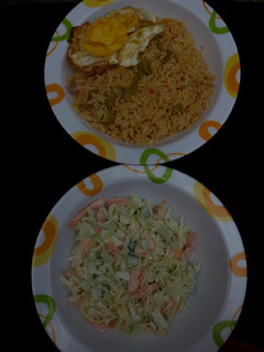 A picture of Jollof rice.