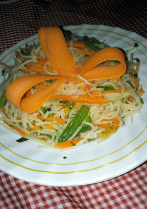 A picture of Vegetable Spaghetti.