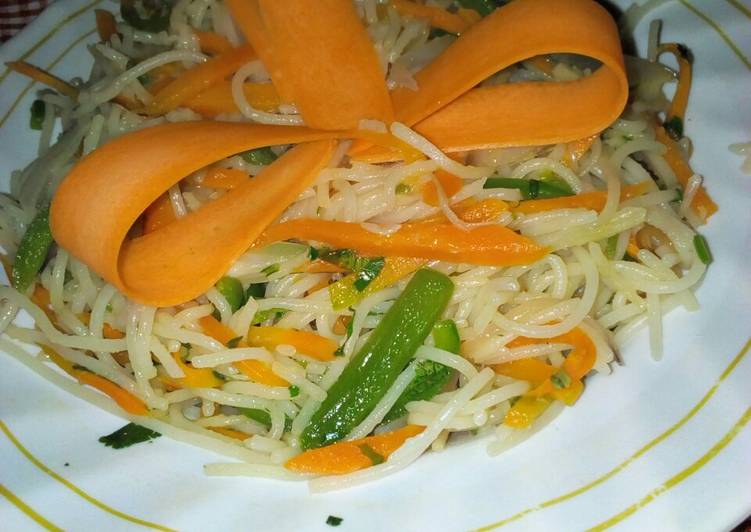 Recipe of Perfect Vegetable Spaghetti