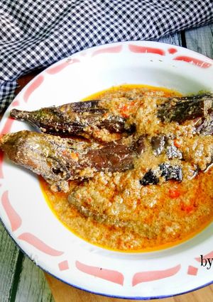 Foto resep Terong bakar bumbu santan