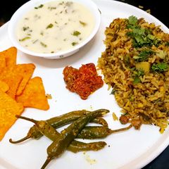 A picture of Bajri Khichdi.