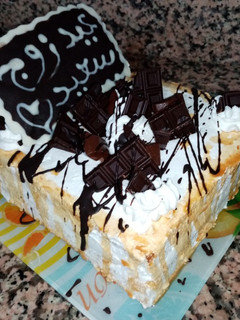 صورة لوصفة حلوى سهلة وبسيطة بجنواز رائعة 😋