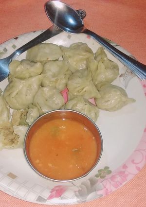 A picture of Soybean Momos.