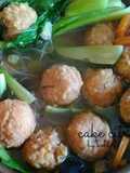 Bakso salmon goreng