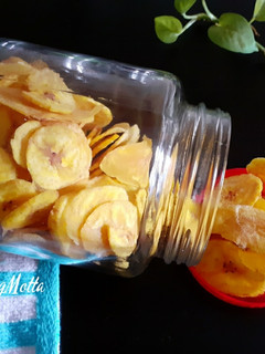 A picture of Kaya Varuthathu/Kerala Yellow Banana Chips.