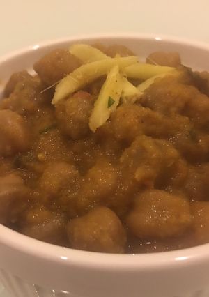 A picture of Punjabi Chole.