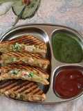 Stuff Veg mayonnaise brown bread grilled sandwich