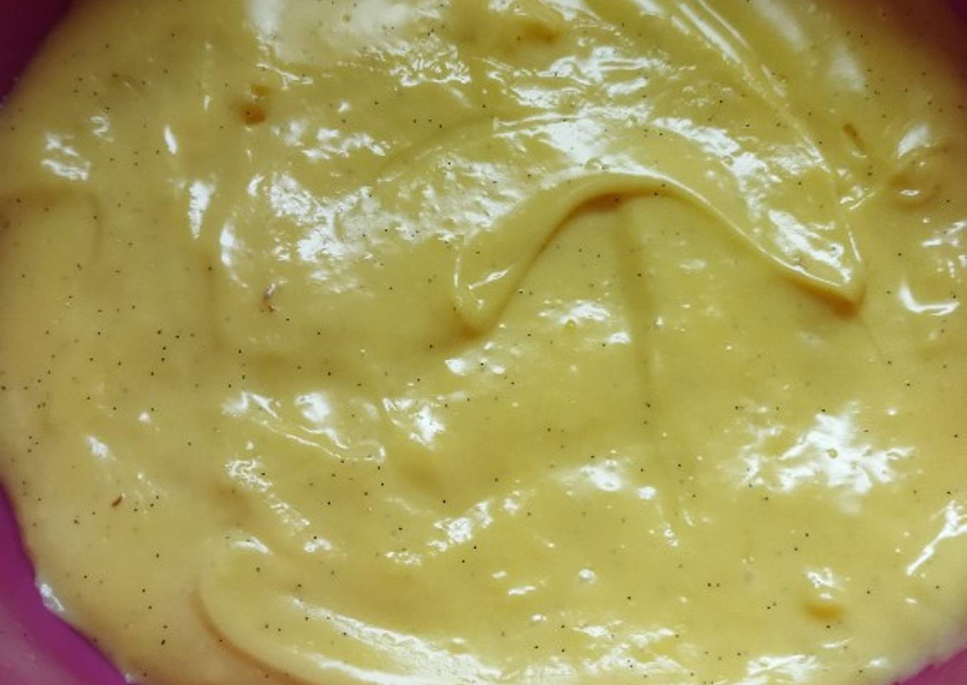 Crème pâtissière à la vanille