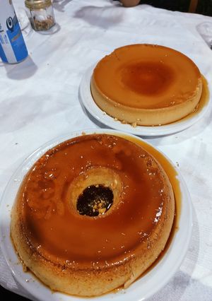 Una foto de Flan casero