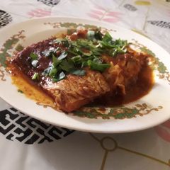 A picture of Aab fish curry.