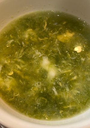 海菜布拉魚蛋花湯 的食譜成品照片