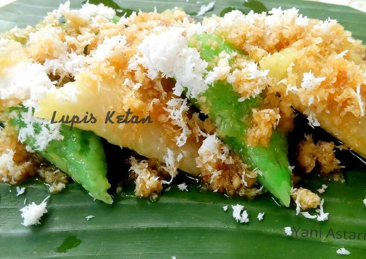 resep cara membuat Lupis ketan