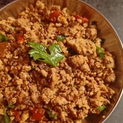 A picture of Egg keema / burji.