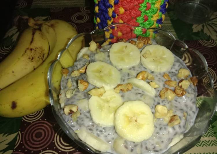 Easiest Way to Prepare Delicious Chia seeds banana pudding