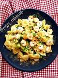 Farfalle fredde gamberetti e zucchine
