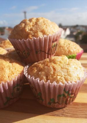 Una foto de Muffins de manzana