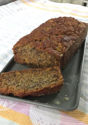 Foto resep Banana Cake (panggang) VEGAN no egg no mixer