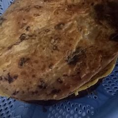 A picture of Left over Roti sandwich.
