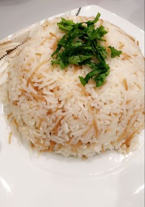 صورة لوصفة رز بالشعيريه