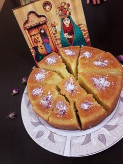 عکسی از دستور کیک باقلوا