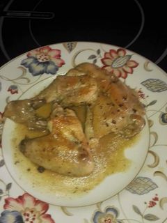 Una foto de Pollo a la asturiana 