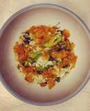 櫛瓜與櫛瓜花燉飯 Risotto con Zucchine e Fiori di Zucca